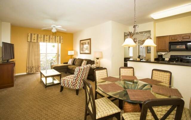 Woonkamer van resort Resort Lake Buena Vista Village in Orlando