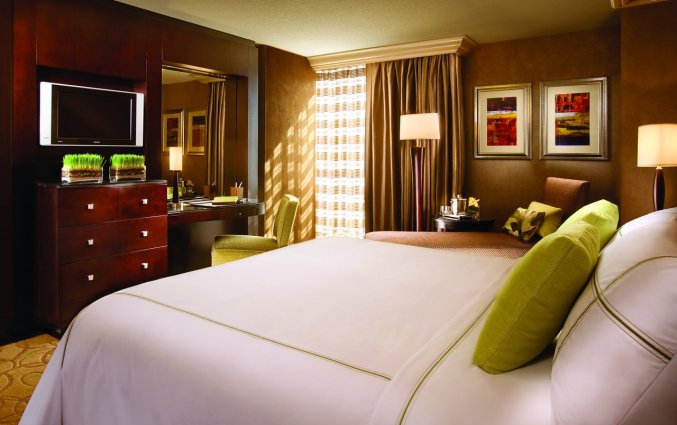 Tweepersoonskamer van hotel Treasure Island Las Vegas