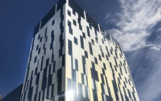 Gebouw van Hotel Elite Carolina Tower in Stockholm