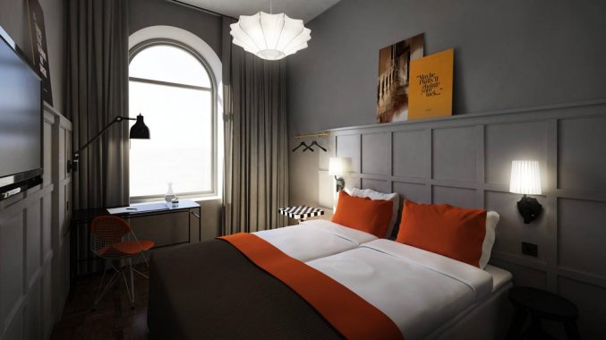 Tweepersoonskamer van Hotel Grand Central By Scandic in Stockholm