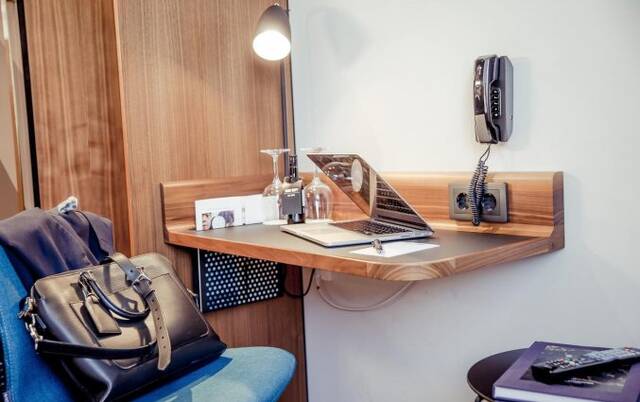 Tweepersoonskamer van Hotel Clarion Amaranten in Stockholm