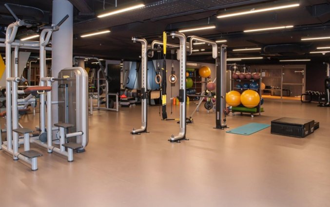 Fitnessruimte van Hotel Titanic Chausee in Berlijn