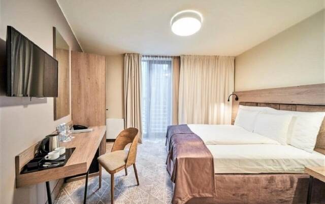 Tweepersoonskamer van Hotel Wellton Riverside Spa in Riga