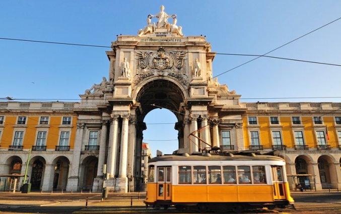 Lissabon - Gele tram