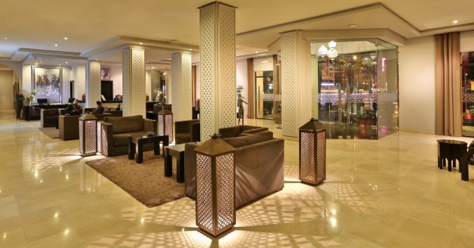 Lounge van Hotel Opera Plaza in Marrakech