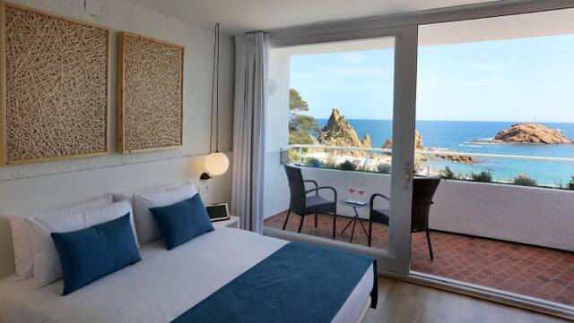 Tweepersoonskamer van Hotel Golden Mar Menuda aan de Costa Brava