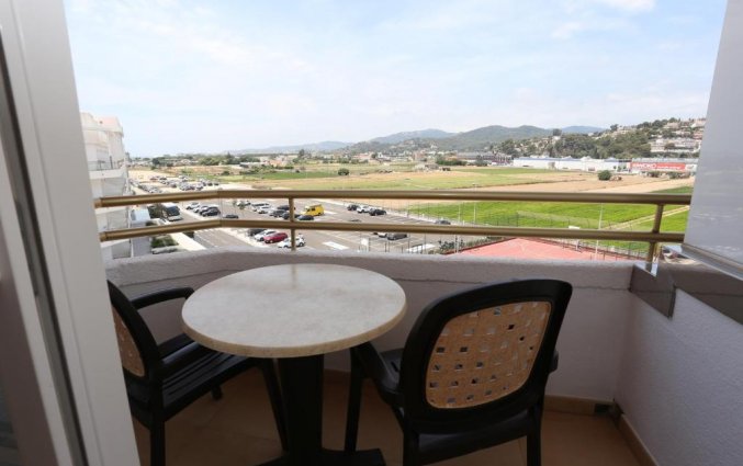 Balkon aan de kamers van Hotel Florida Park in Costa Brava