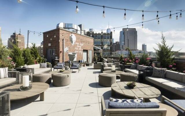 Rooftop bar van hotel Arlo Soho New York