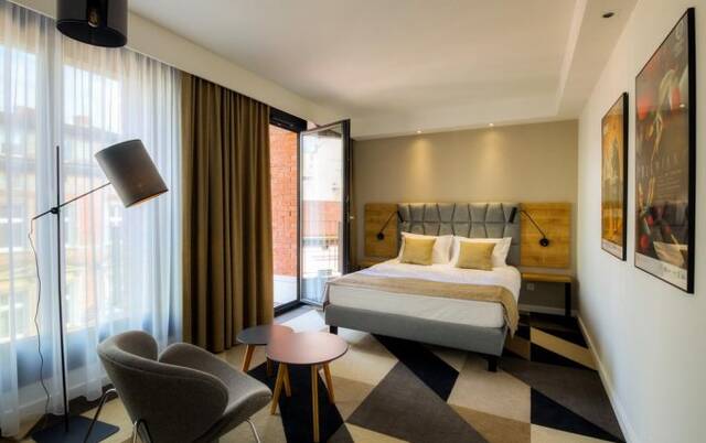 Tweepersoonskamer hotel Lwowska1