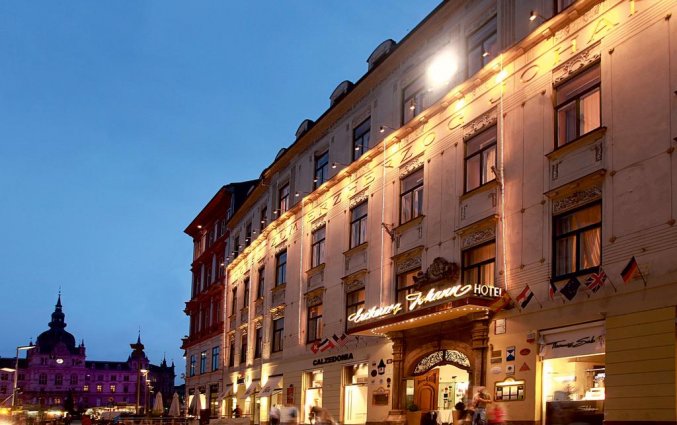 Gebouw van Palais Hotel Erzherzog Johann Graz