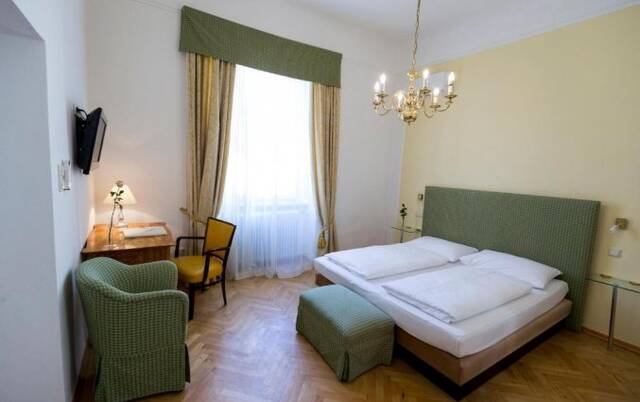 Tweepersoonskamer van Palais Hotel Erzherzog Johann Graz