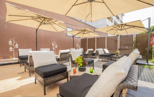 Tuin van hotel Montresor Palace in Verona