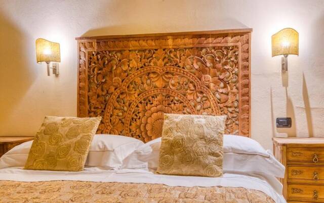 Tweepersoonskamer van hotel Scalzi Verona