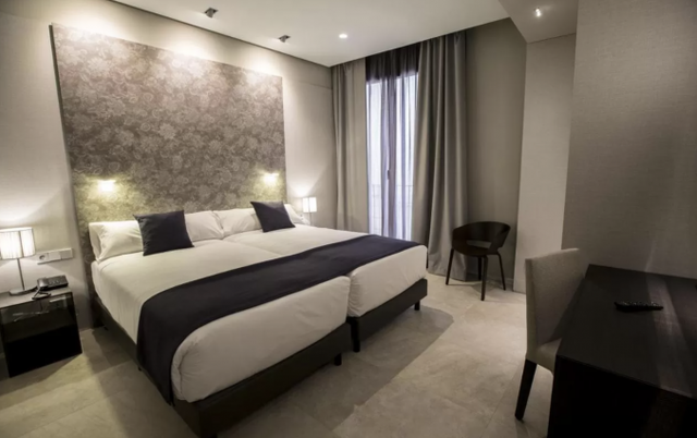 Tweepersoonskamer van Hotel Vincci Mercat Valencia