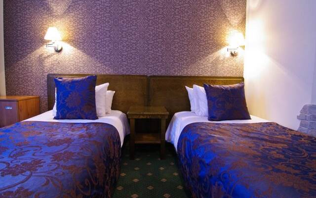Tweepersoonskamer van hotel St. Barbara Tallinn