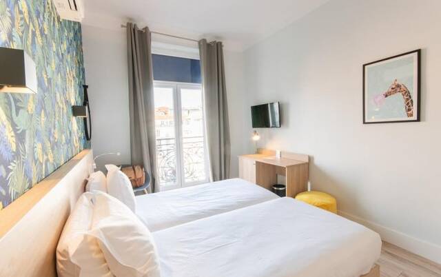 Tweepersoonskamer van hotel Aria Nice