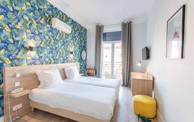 Tweepersoonskamer van hotel Aria Nice