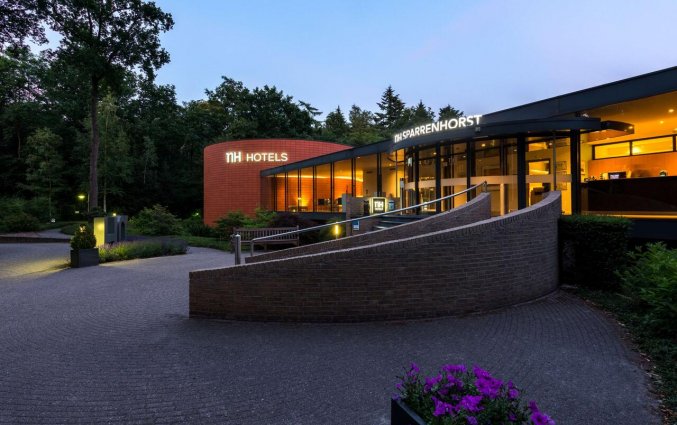 Gebouw van Hotel NH Veluwe Sparrenhorst op de Veluwe