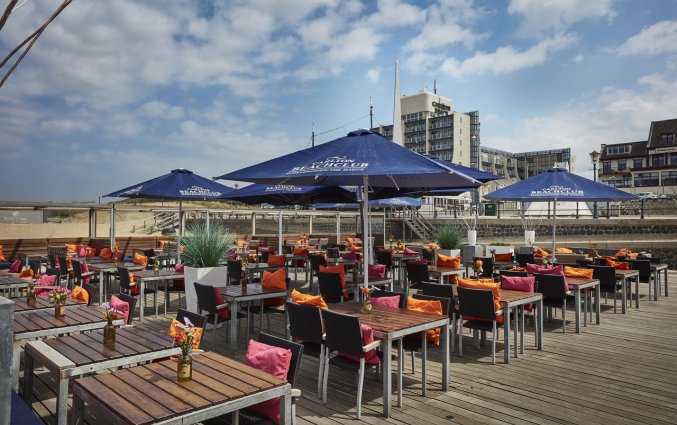 Beachclub van Hotel Carlton Beach Scheveningen aan de Nederlandse Kust