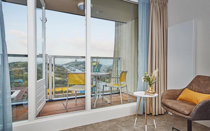 Uitzicht vanaf een kamer van Carlton Beach Scheveningen aan de Nederlandse Kust