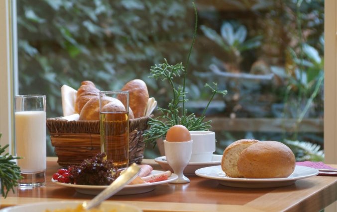 Ontbijt van Hotel Castelnou Aparthotel Gent