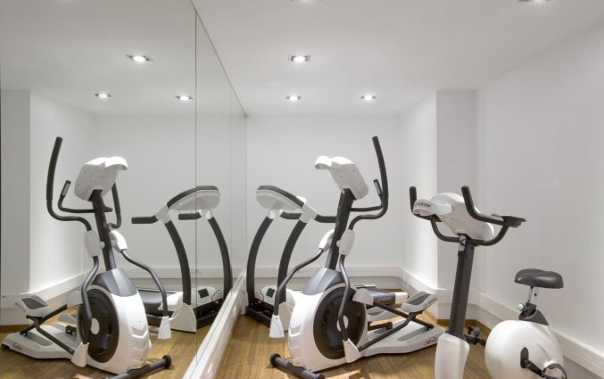 Fitnessruimte van Aqua Hotel Brussel in Brussel