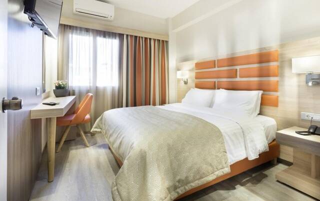 Tweepersoonskamer van Hotel Jason Inn in Athene