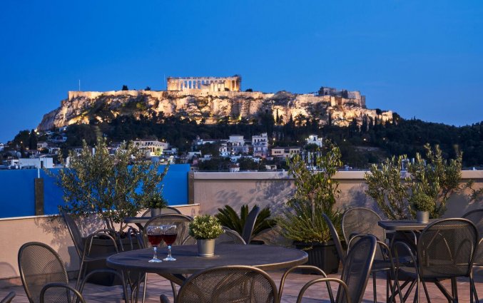 Dakterras van Hotel Arion Athens in Athene