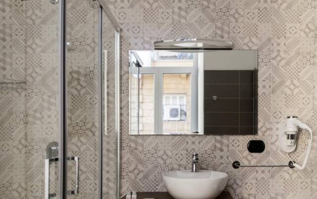 Badkamer van Appartementen Hermes Inn Napoli in Napels