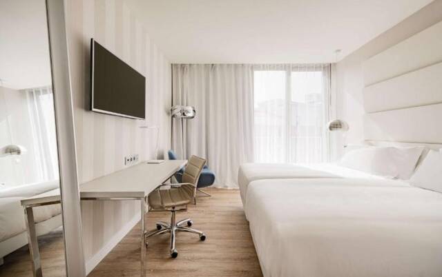 Tweepersoonskamer van Hotel NH Malaga in Malaga