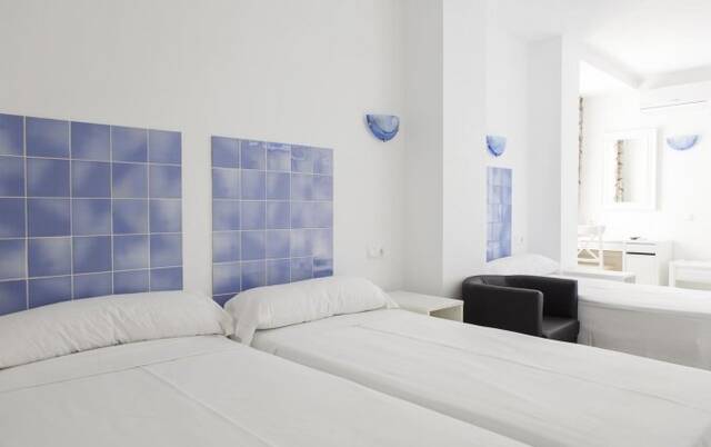 Tweepersoonskamer van Hotel Eliseos in Malaga