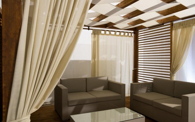 Lounge van Hotel Seven Suite in Puglia