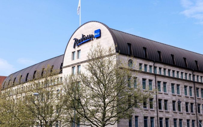 Gebouw van Hotel Radisson Blu Bremen in Bremen