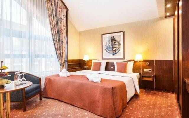 Slaapkamer van hotel Living Hotel Berlin Mitte