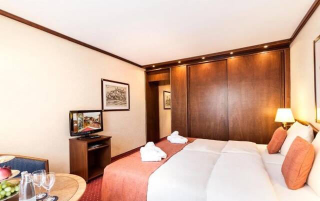 Slaapkamer van hotel Living Hotel Berlin Mitte