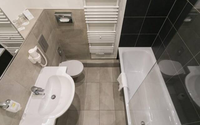 Badkamer van Hotel Allegra in Berlijn
