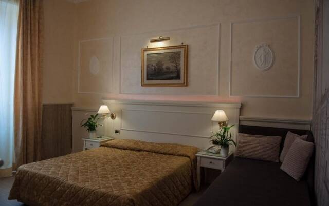 Tweepersoonskamer van Hotel Palladium Palace Rome