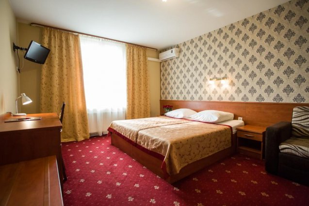 Tweepersoonskamer van Hotel Maksymilian in Krakau