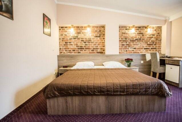 Tweepersoonskamer van Hotel Maksymilian in Krakau