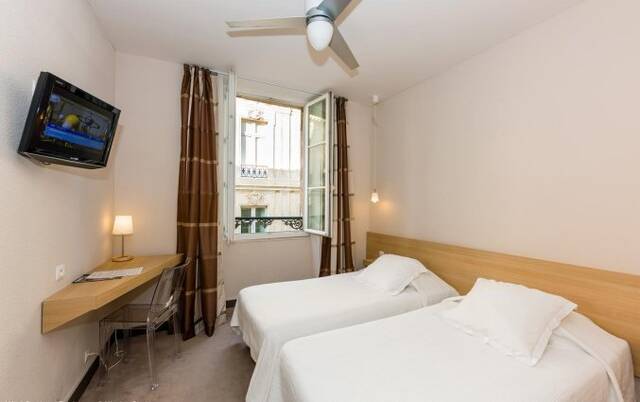 Tweepersoonskamer van Hotel Gambetta in Bordeaux