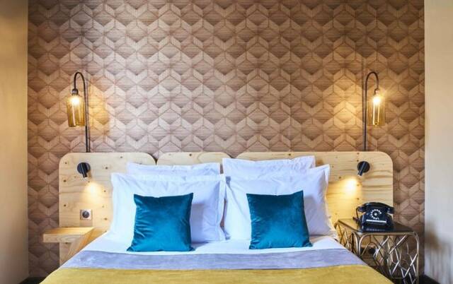 Tweepersoonkamer van Hotel Konti by HappyCulture in Bordeaux