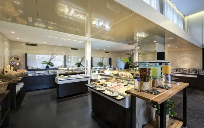 Ontbijtbuffet van het uHotel in Ljubljana