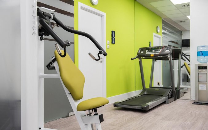 Fitnessruimte van Hotel Velotel in Brugse Ommeland