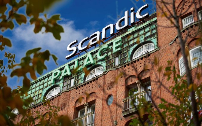 Gebouw van hotel Scandic Palace Kopenhagen