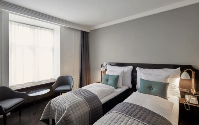 Tweepersoonskamer van Hotel Skt. Annæ Kopenhagen