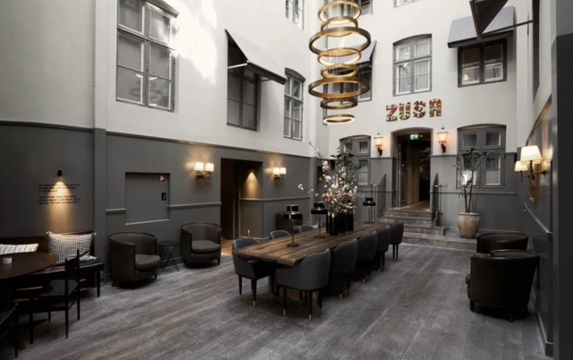 Zithoek van Hotel Skt. Annæ Kopenhagen