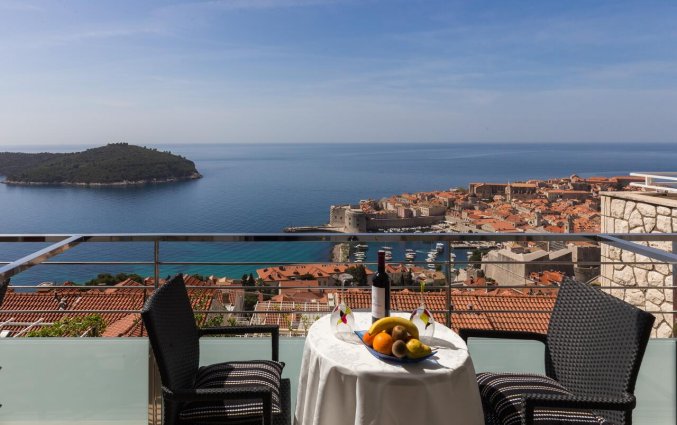 Dakterras met uitzicht van Guesthouse Home Sweet Home in Dubrovnik