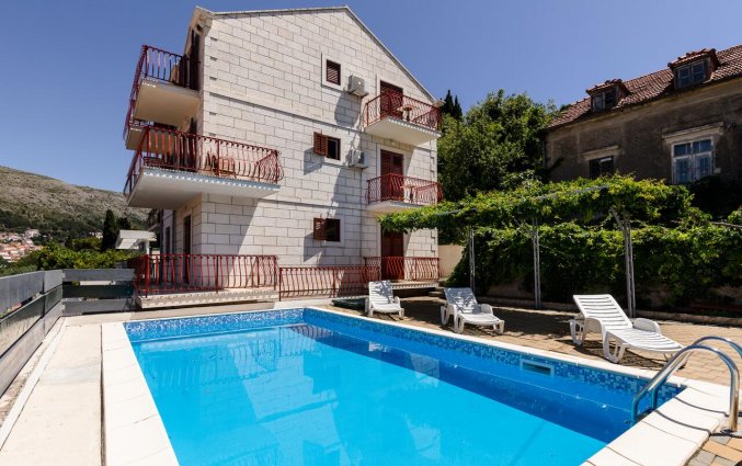 Zwembad van Aparthotel Villa Viljalo in Dubrovnik