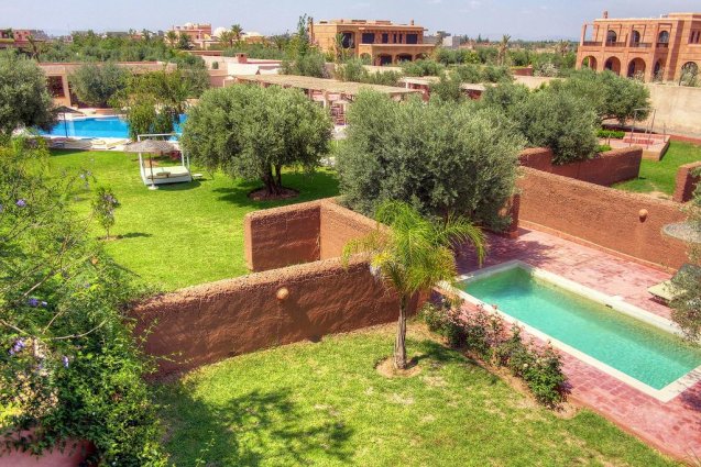 Tuin van Riad La Maison Des Oliviers Marrakech