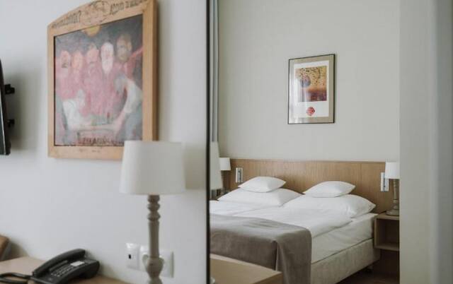 Tweepersoonskamer van Art hotel Wroclaw